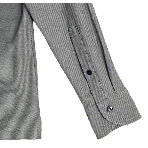 Daniel Cremieux Men's Medium Long Sleeve Polo Pima Cotton Navy Heather NEW - Picture 7 of 11